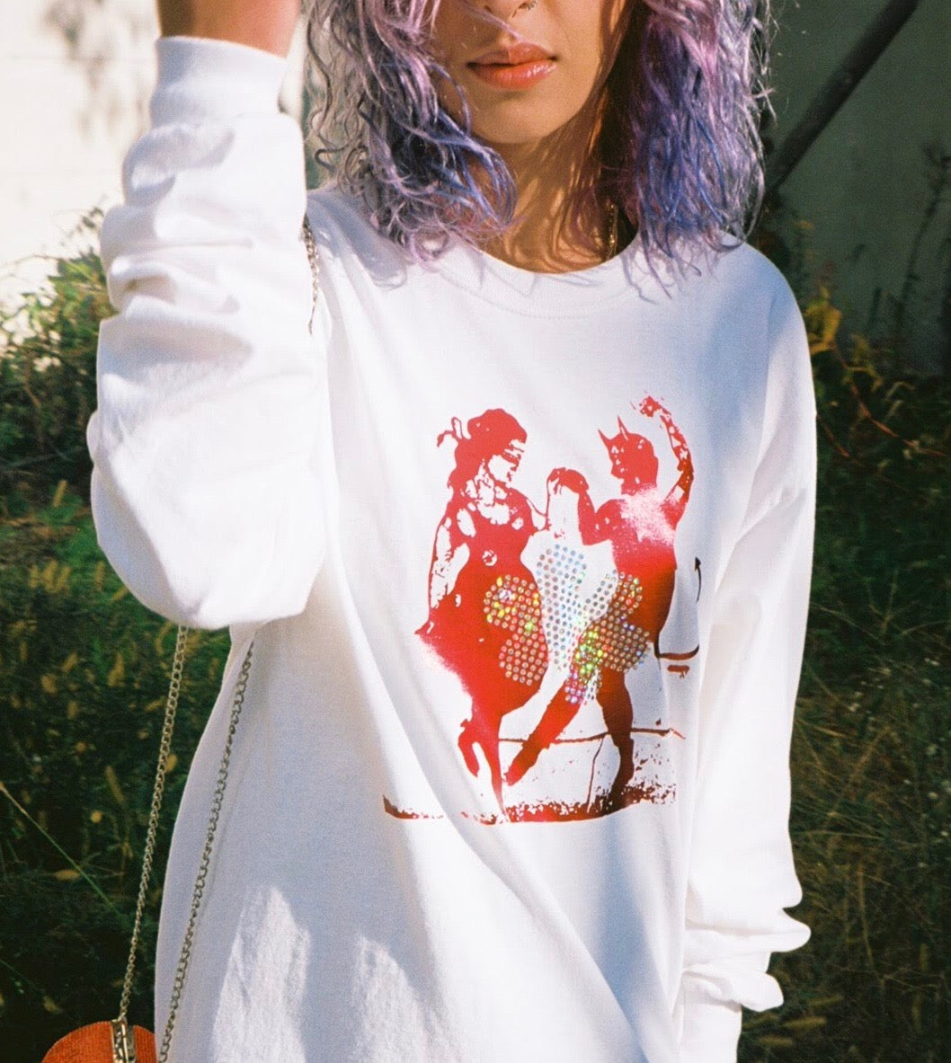 WY&I Dancing Devil L/S (White)