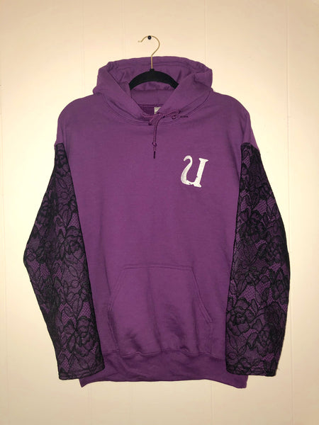 Lace Universe Hoodie (Plum)