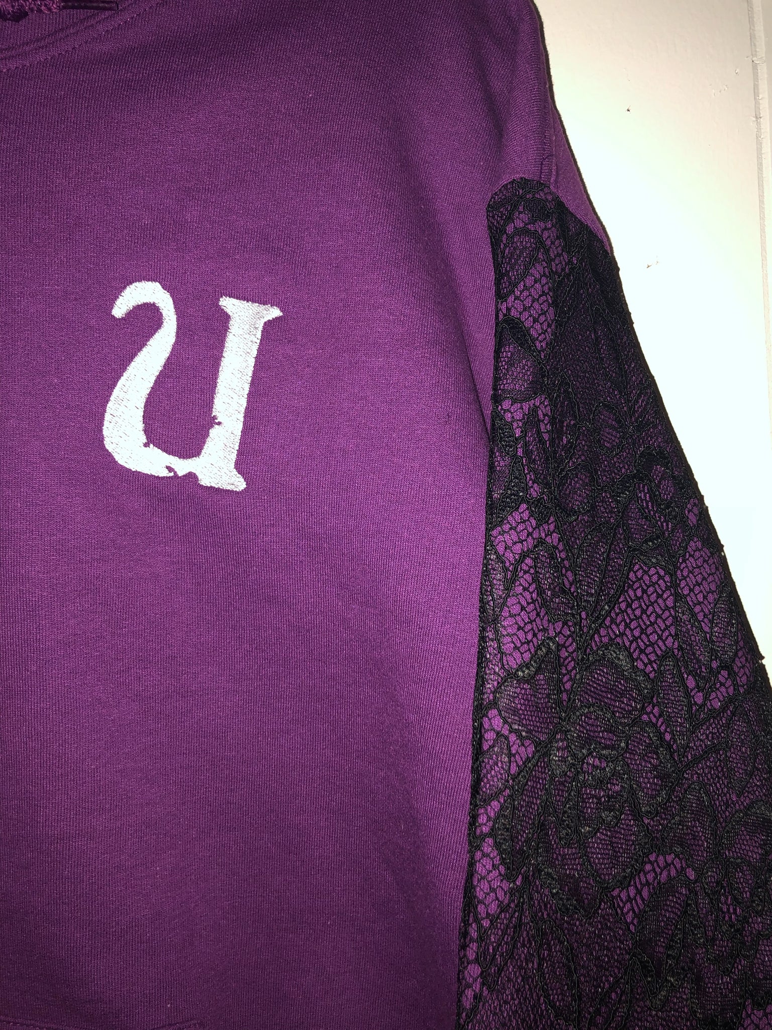 Lace Universe Hoodie (Plum)