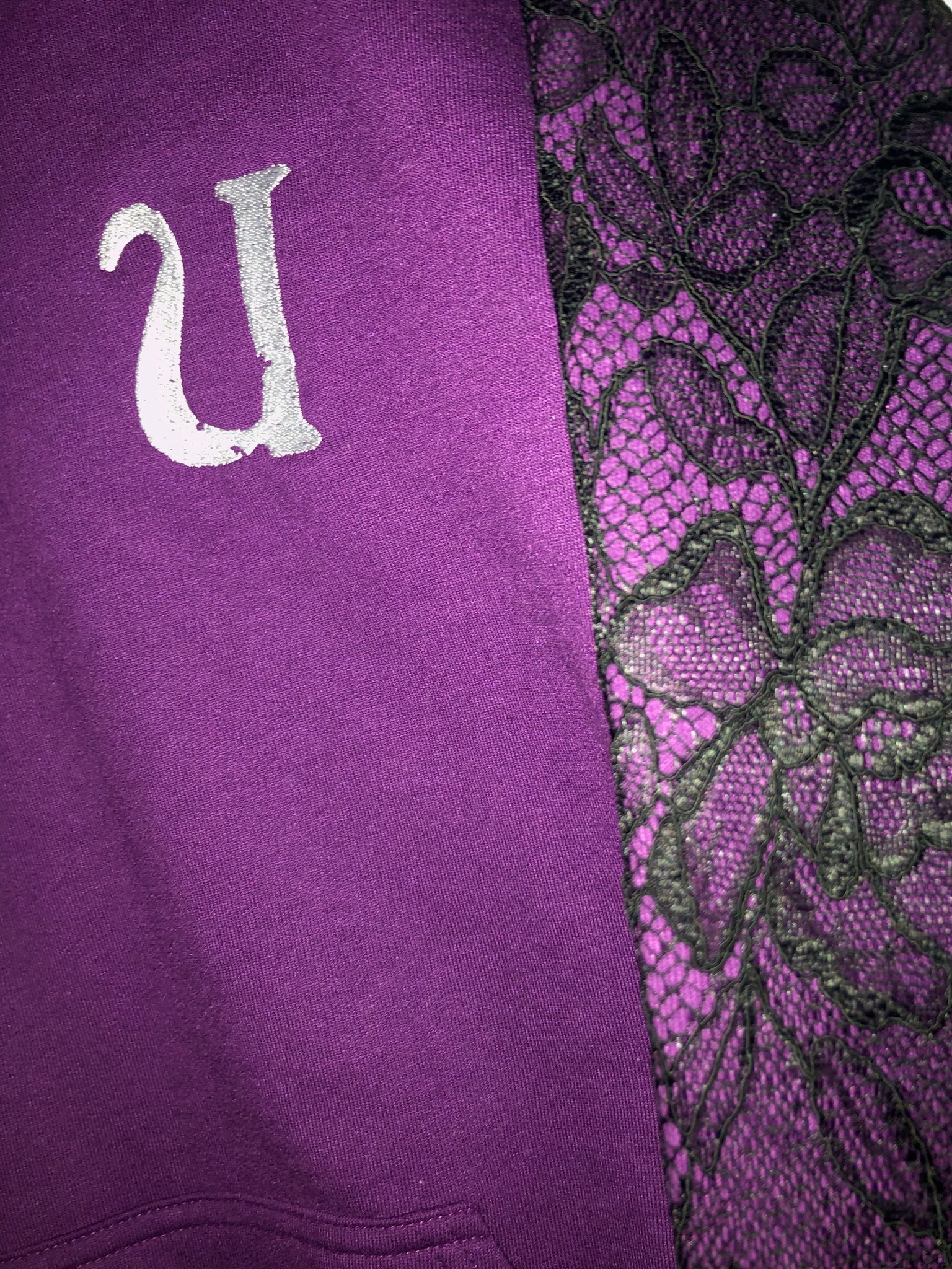 Lace Universe Hoodie (Plum)